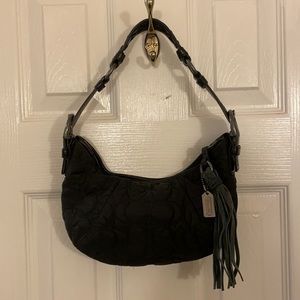 Y2K COACH monogram quilted mini shoulderbag purse